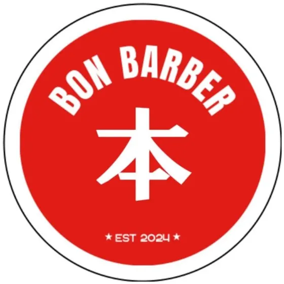 Bon Barber circular logo
